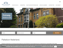 Tablet Screenshot of palladium-group.nl